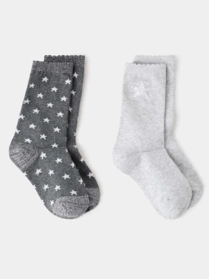 Zestaw 2 par skarpet średni szary - Dzieci - - MANGO KIDS