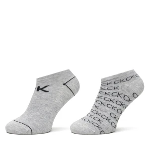 Zestaw 2 par stopek damskich Calvin Klein 701218779 Szary