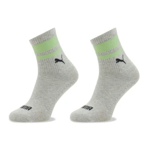 Zestaw 2 par wysokich skarpet unisex Puma Unisex Heritage 938022 Szary