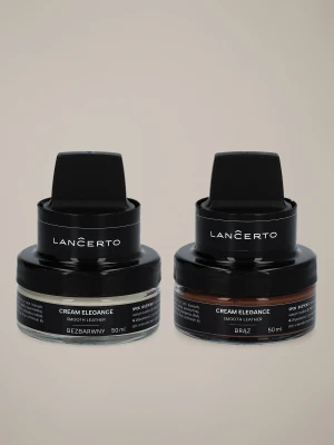 Zestaw 2 Past do Butów Bezbarwna i Brązowa Lancerto