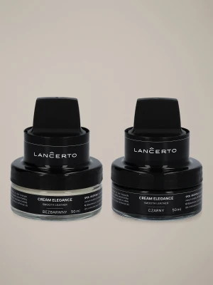 Zestaw 2 Past do Butów Bezbarwna i Czarna Lancerto
