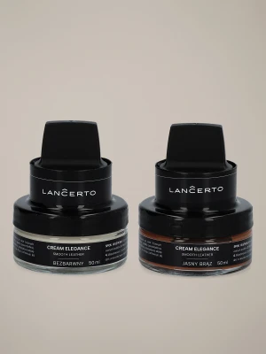 Zestaw 2 Past do Butów Bezbarwna i Jasnobrązowa Lancerto