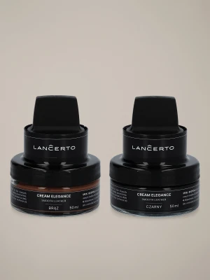 Zestaw 2 Past do Butów Brązowa i Czarna Lancerto