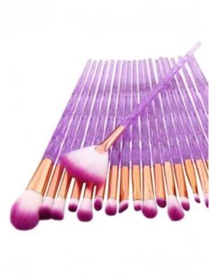 Zestaw 20 szt pędzli do makijażu - wzór 1  magmac 