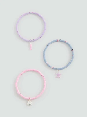 Zestaw 3 bransoletek różowy - Dzieci - Rozmiar uniwersalny - MANGO KIDS