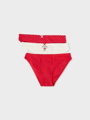 Zestaw 3 majtek z bawełny Etam