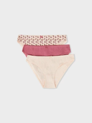 Zestaw 3 majtek z bawełny Etam