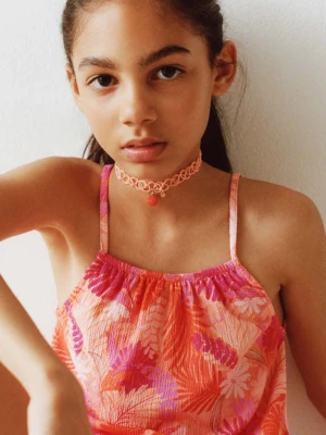 Zestaw 3 naszyjników choker liliowy - Dzieci - Rozmiar uniwersalny - MANGO KIDS