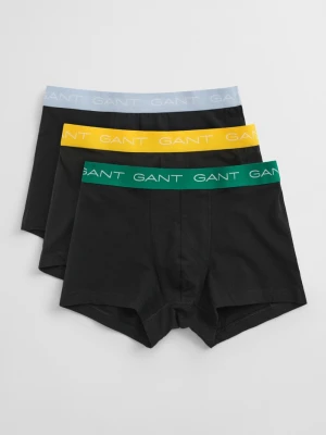Zestaw 3 par bokserek męskich z kontrastowym paskiem GANT