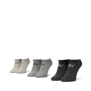 Zestaw 3 par niskich skarpet damskich Puma 90793205 r.35/38 Szary