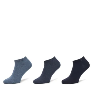 Zestaw 3 par niskich skarpet męskich Calvin Klein 701234366 Niebieski