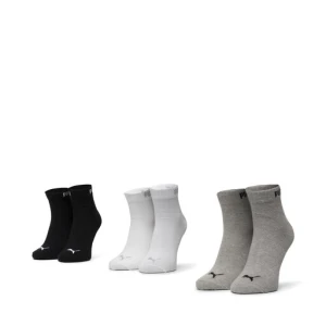 Zestaw 3 par niskich skarpet męskich Puma 90793505 r. 43/46 Szary