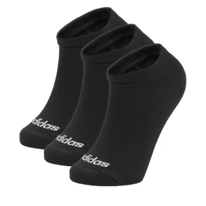 Zestaw 3 par niskich skarpet unisex adidas IC1299 3-PACK Czarny