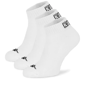 Zestaw 3 par niskich skarpet unisex Kappa KR_GOAL_SS25 (3-PACK) Biały