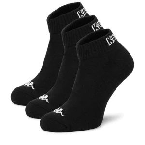 Zestaw 3 par niskich skarpet unisex Kappa KR_GOAL_SS25 (3-PACK) Czarny