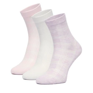 Zestaw 3 par niskich skarpet unisex Nine West CEO_BR_NW_25079_W_AW25 (3 PACK) Różowy