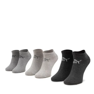 Zestaw 3 par niskich skarpet unisex Puma 907932 r. 39/42 Szary