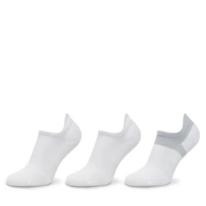 Zestaw 3 par niskich skarpet unisex Under Armour UA ArmourDry® Run 1386237 Biały