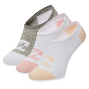 Zestaw 3 par stopek damskich Billabong AS_BILLABONG_07S_SS25 (3-PACK) Czarny