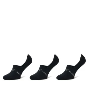 Zestaw 3 par stopek męskich Emporio Armani Underwear 306227 4F254 50620 Czarny