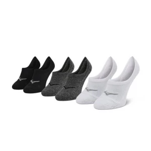 Zestaw 3 par stopek męskich Mizuno Super Short Socks 3P J2GX005577 White/Black/Grey