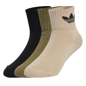 Zestaw 3 par wysokich skarpet dziecięcych adidas JW2934 Kolorowy