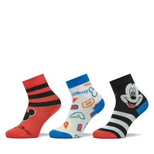 Zestaw 3 par wysokich skarpet dziecięcych adidas Mickey Mouse Crew Socks 3 Pairs IB6776 Kolorowy