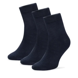 Zestaw 3 par wysokich skarpet męskich Gino Rossi 3MB-002-AW24 (3-pack) Granatowy