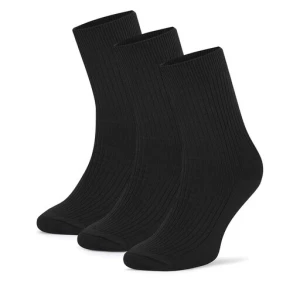 Zestaw 3 par wysokich skarpet męskich Gino Rossi 3MB-003-AW24 (3-pack) Czarny