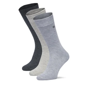 Zestaw 3 par wysokich skarpet męskich Gino Rossi CEO_AS_GR_01_W_AW25 (3-pack). Szary