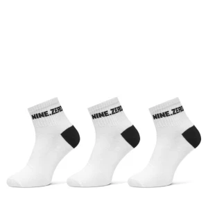 Zestaw 3 par wysokich skarpet męskich Jack & Jones Jacbeijing 12273827 Biały