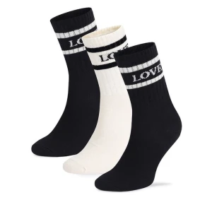 Zestaw 3 par wysokich skarpet unisex Fila F3608-AW24 (3-pack) Czarny