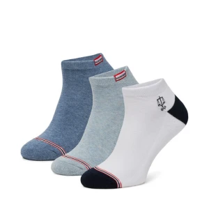 Zestaw 3 par wysokich skarpet unisex Hunter AS_HUNTER_01S_SS25 (3-PACK) Niebieski