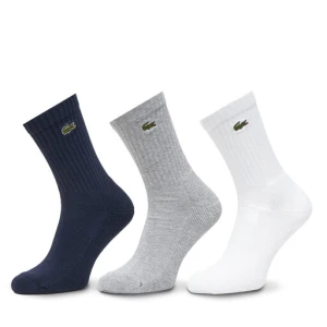 Zestaw 3 par wysokich skarpet unisex Lacoste RA4182 Kolorowy