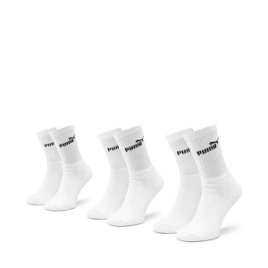 Zestaw 3 par wysokich skarpet unisex Puma 907934 r. 35/38 Biały