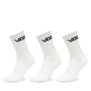Zestaw 3 par wysokich skarpet unisex Vans VN000QBV Biały