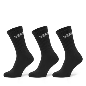 Zestaw 3 par wysokich skarpet unisex Vans VN000QBV Czarny