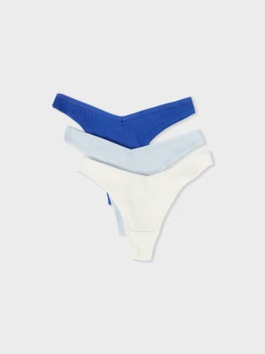 Zestaw 3 tang z bawełny Etam