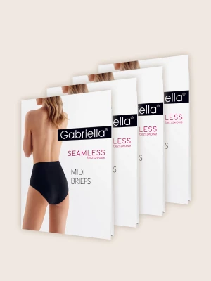 Zestaw 4 sztuk bezszwowych majtek Midi Briefs Gabriella