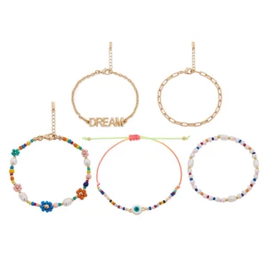Zestaw 5 bransoletek Aldo Dreamers 13994817 Kolorowy