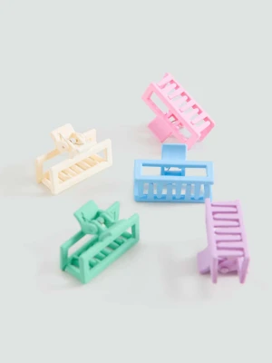 Zestaw 5 spinek do włosów różowy - Dzieci - Rozmiar uniwersalny - MANGO KIDS