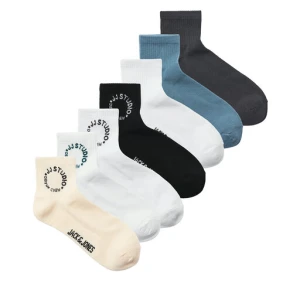 Zestaw 7 par wysokich skarpet męskich Jack & Jones Marcus 12269363 Kolorowy