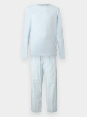 Zestaw bielizny nocnej Calvin Klein jasnoniebieski