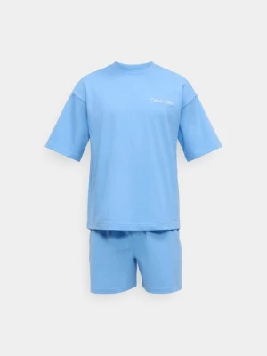 Zestaw bielizny nocnej Calvin Klein jasnoniebieski
