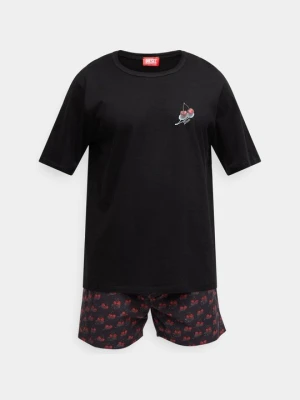 Zestaw bielizny nocnej Diesel czarny