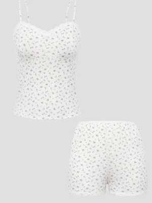 Zestaw bielizny nocnej Even&Odd By Zalando biały