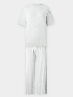 Zestaw bielizny nocnej Even&Odd By Zalando szary melanż