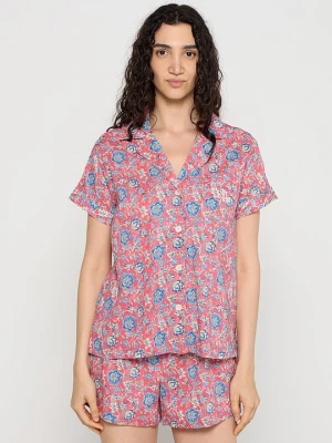 Zestaw bielizny nocnej Lauren Ralph Lauren czerwony