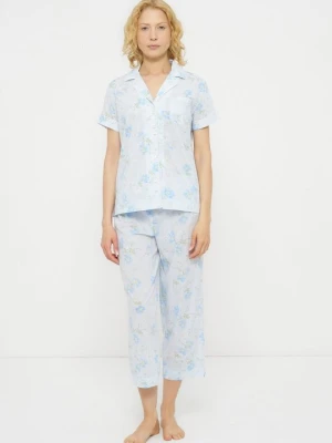 Zestaw bielizny nocnej Lauren Ralph Lauren niebieski