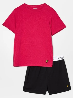 Zestaw bielizny nocnej Lyle & Scott czerwony